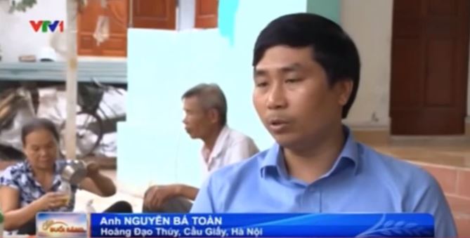 Nguyễn Bá Toàn trên chương trình Chào Buổi sáng